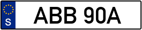 Truck License Plate